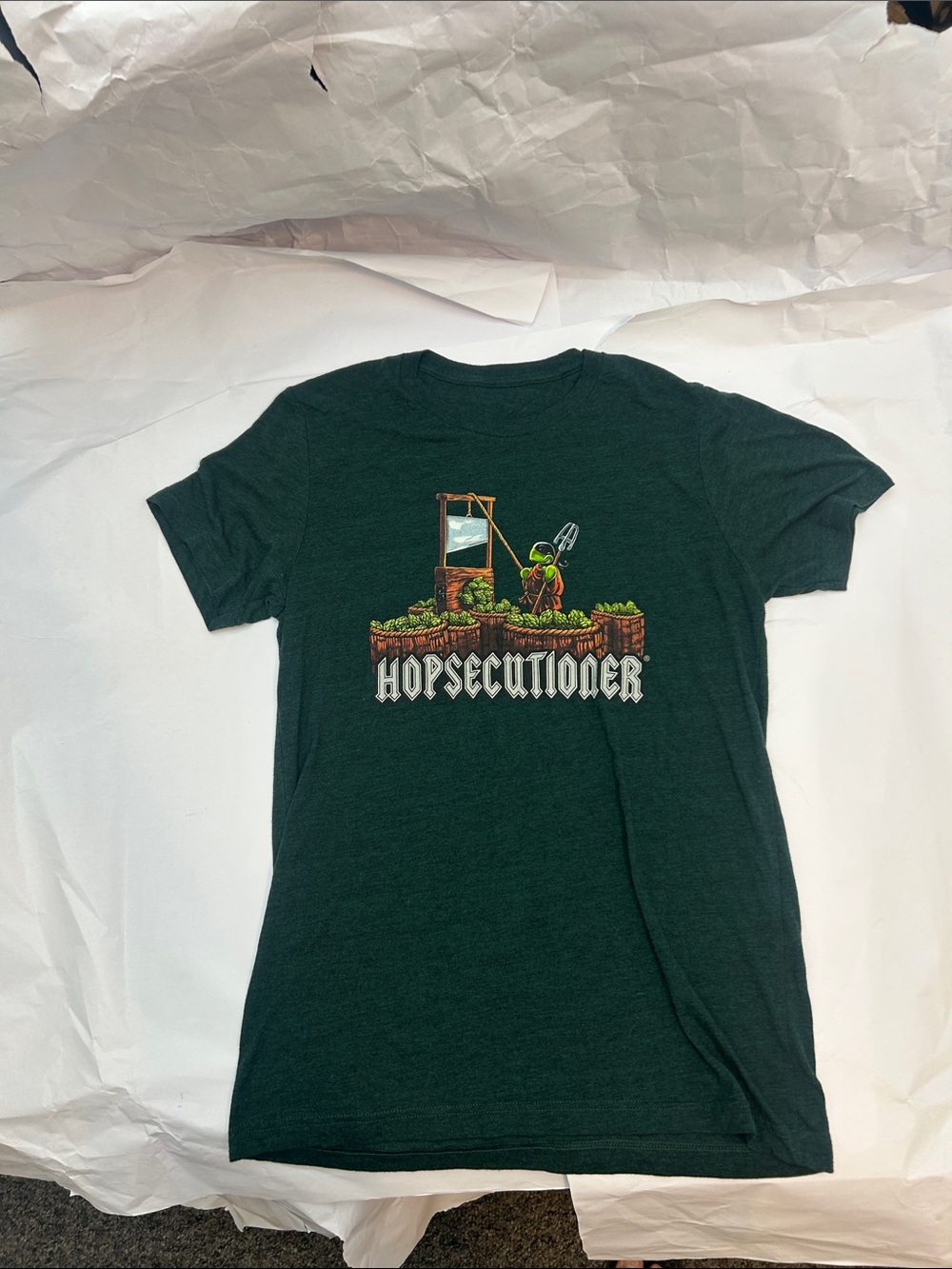 Terrapin Beer Co. Hopsecutioner - Dark Forest Green Graphic Tee (No Tag)